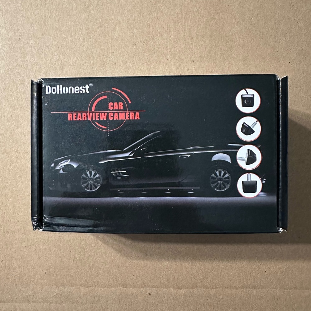 New in box car backup camera